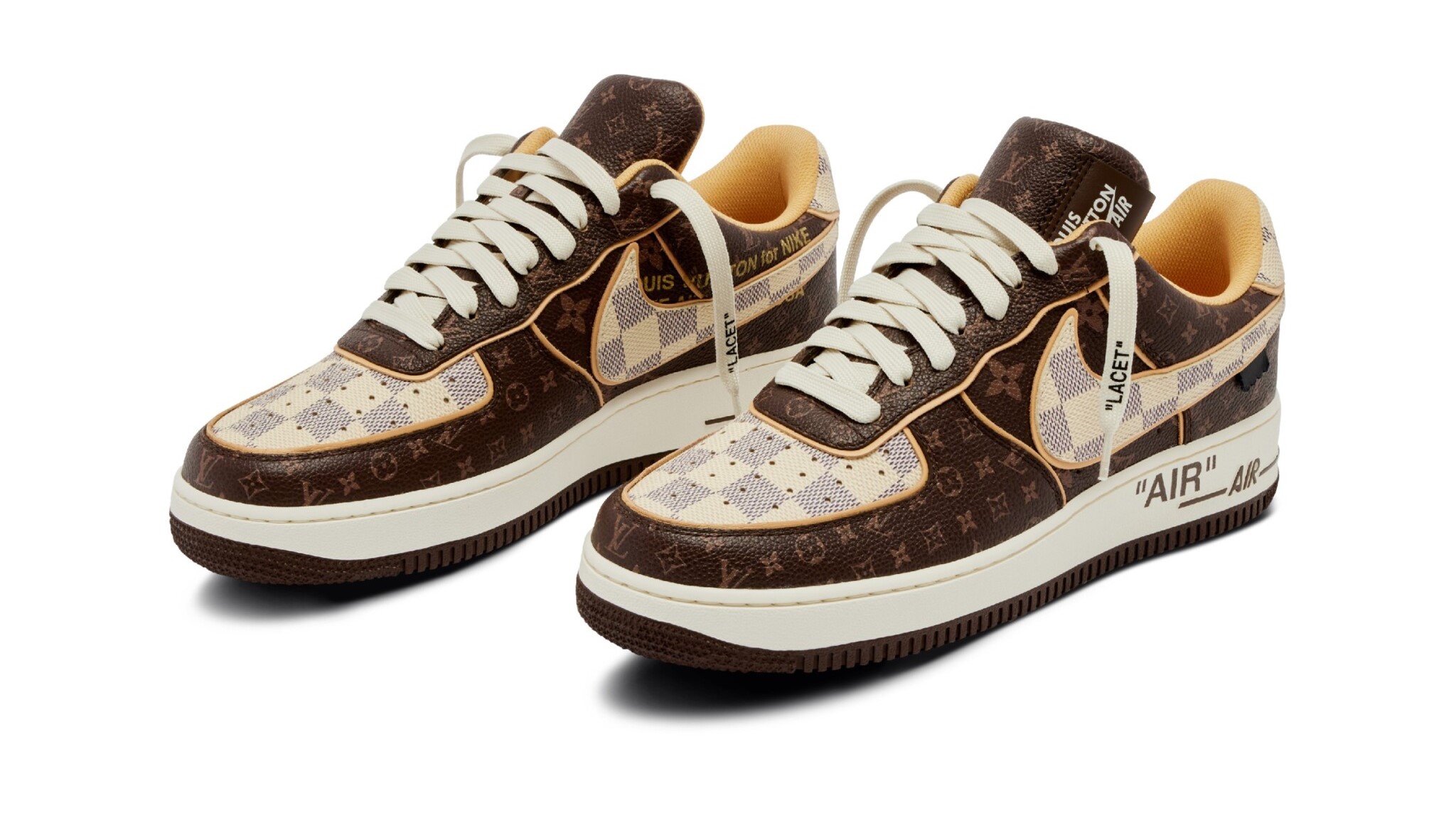 Nike x Louis Vuitton Air Force 1 Low & Pilot Case, Size 9, 40 for 40, The Air Force 1 Collection, 2022