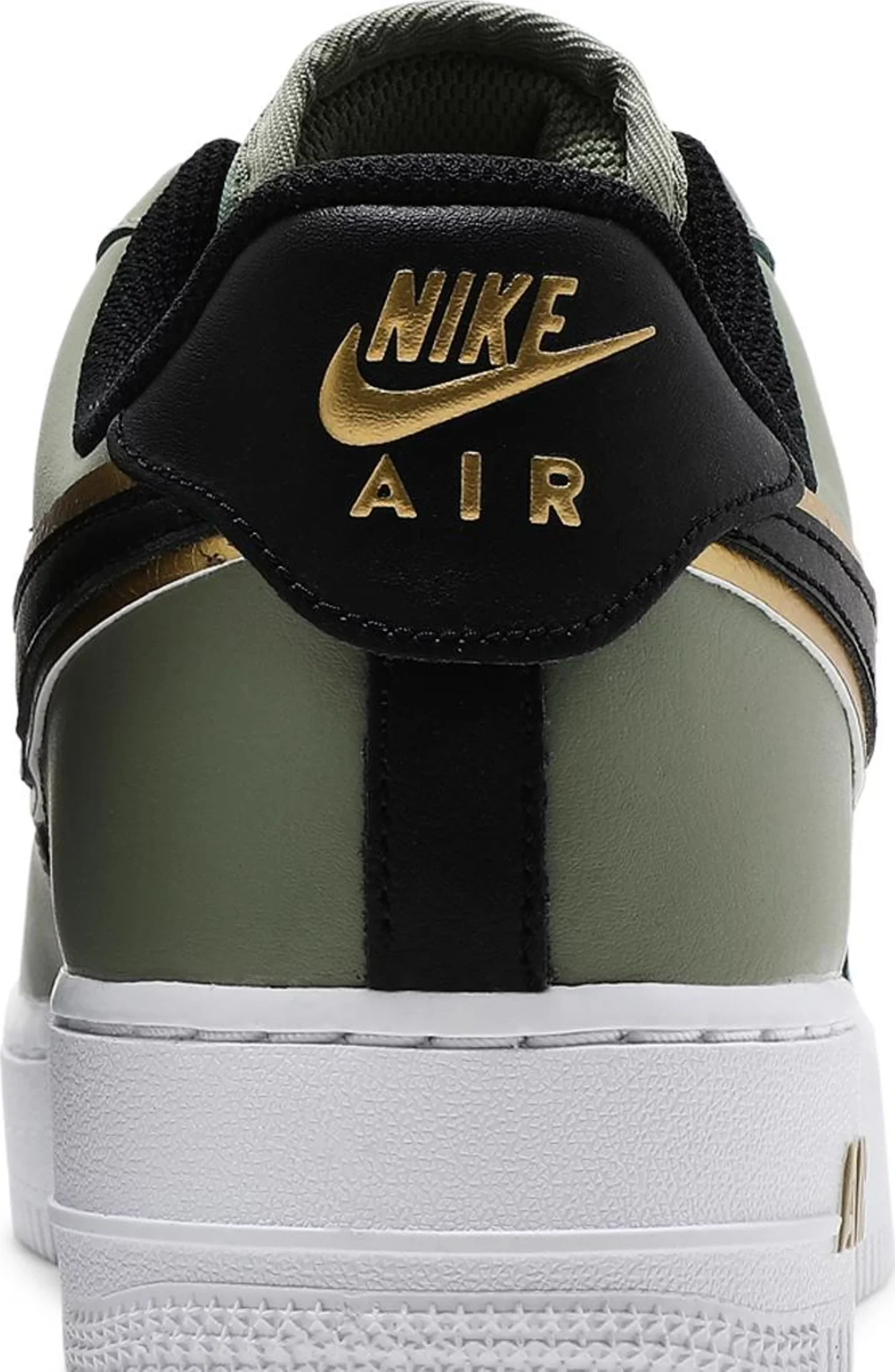 Nike AIR FORCE 1 '07 LV8 'METALLIC SWOOSH PACK - OIL GREEN' 